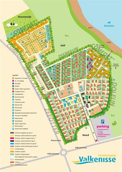 Luchtfoto van Strandcamping Valkenisse met directe toegang tot het strand