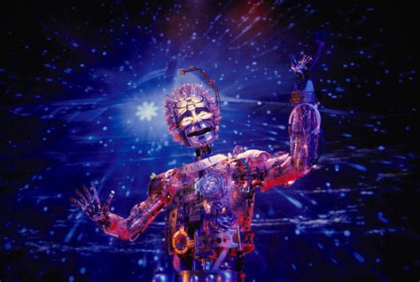 Illustratie van de Timekeeper en Nine-Eye uit Le Visionarium.