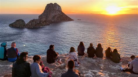 Zonsondergang op Ibiza bij Es Vedra