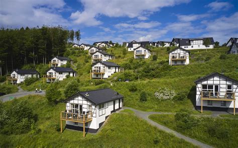 overzicht van verschillende woningtypen op Landal Winterberg
