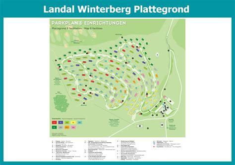 plattegrond van een typische recreatievilla op Landal Winterberg