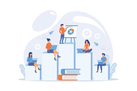 Illustratie van een TUI-kantoor met lachende medewerkers