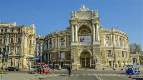Stadsgezicht van Odessa met kenmerkende architectuur