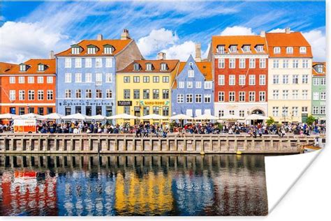 Foto van Nyhavn met de gekleurde huizen