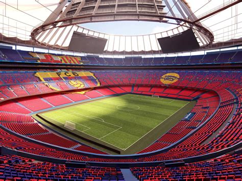 Het iconische Camp Nou stadion, thuisbasis van FC Barcelona