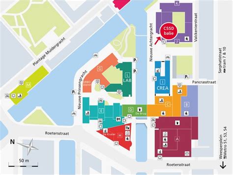 plattegrond van de locatie van het Nederlandse consulaat in Denpasar