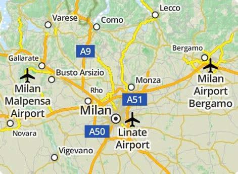 Luchthaven Milaan Bergamo (BGY) - overzicht van de terminal