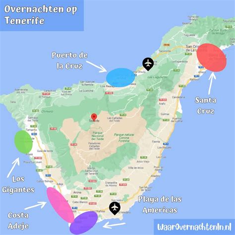 Overzicht van autoverhuurbedrijven op Tenerife Zuid Airport