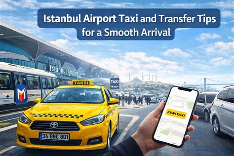 Moderne taxi met airconditioning op een luchthaven.