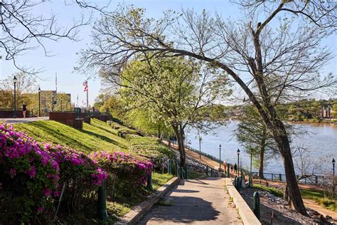 Foto van de Savannah Riverwalk in Augusta.