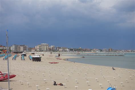 Foto van het strand van Rimini