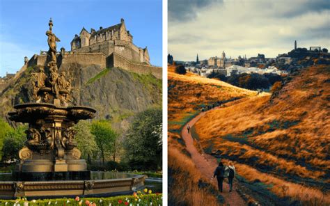 Het iconische Edinburgh Castle hoog boven de stad.