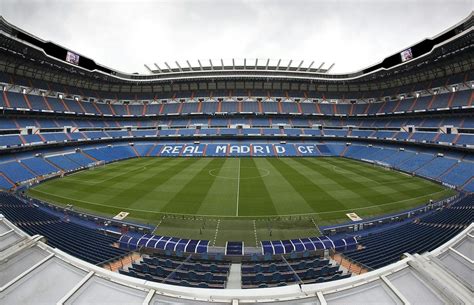 Het indrukwekkende Santiago Bernabéu stadion van Real Madrid
