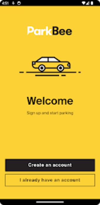 Infographic die het digitale parkeerproces via de ParkBee app uitlegt
