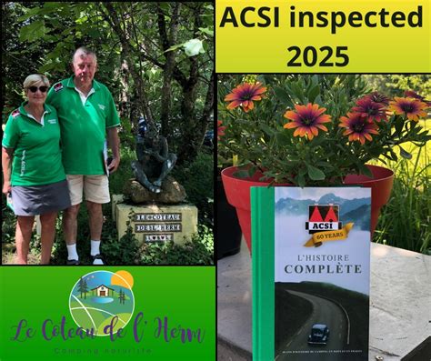 ACSI inspectie keurmerk op een camping