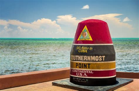 Het iconische Southernmost Point monument in Key West.