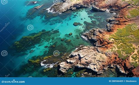 Een sfeerimpressie van de Galicische kustlijn, met rotsachtige inhammen en de Atlantische Oceaan op de achtergrond.