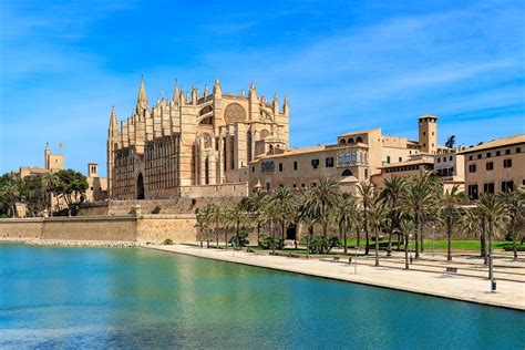 de indrukwekkende gotische kathedraal La Seu in Palma de Mallorca