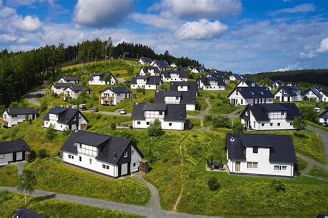 Overzichtskaart met vakantieparken in het Sauerland