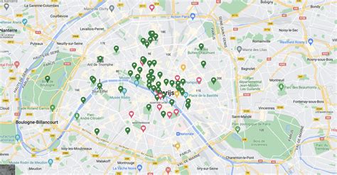 Kaart van Zürich met de populairste wijken en bezienswaardigheden gemarkeerd