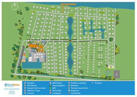 Overzichtskaart van de omgeving van EuroParcs Bad Hulckesteijn met nabijgelegen steden en waterwegen