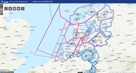 Schema van de Nederlandse luchtverkeersleiding en haar relatie met wetgeving en regelgeving.