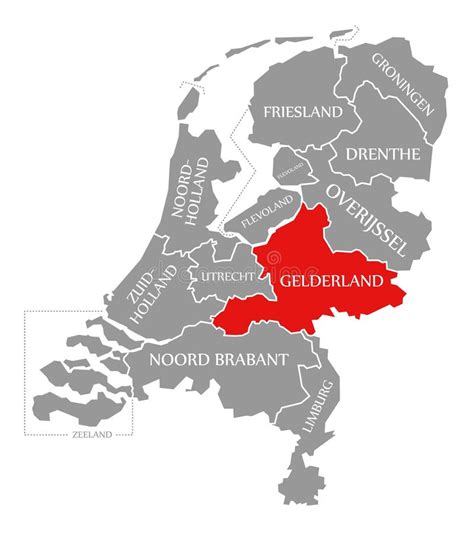 Kaart van Nederland met de regio Gelderland gemarkeerd, passend bij de locatie Beuningen.
