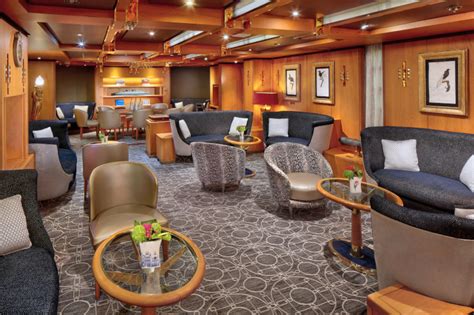 Interieur lounge van cruiseschip Zuiderdam