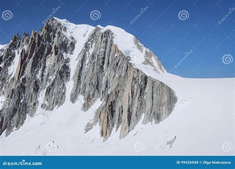 Mont Blanc, de hoogste berg van Europa