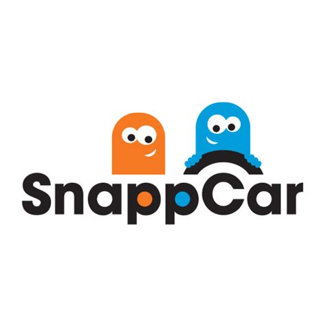 Illustratie van de SnappCar app op een smartphone, met een auto op de achtergrond