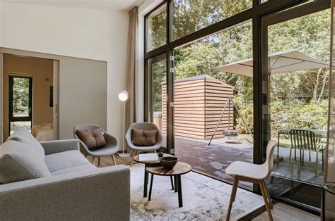 Interieur van een luxe Suitelodge met sauna