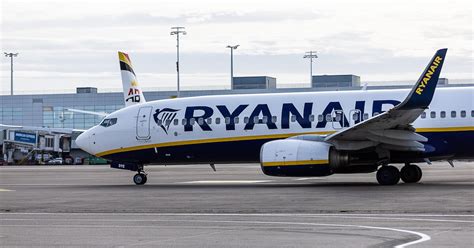 Illustratie van een Ryanair vliegtuig