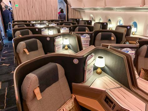 Stoel in Business Class van China Airlines