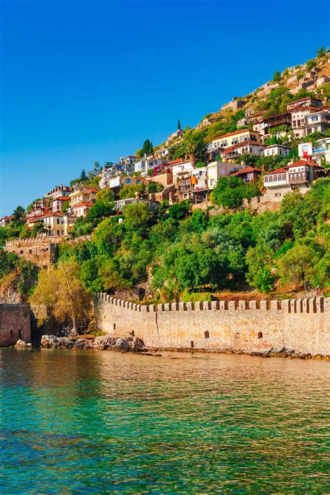 Prachtig strand in Turkije met helderblauw water