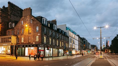 Elegantie van Edinburgh's New Town met Georgische architectuur
