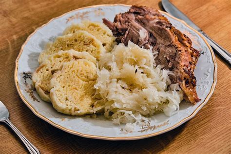 Een selectie van traditionele Tsjechische gerechten