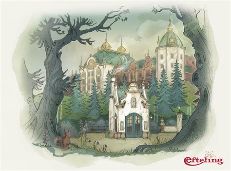 Anton Pieck's illustraties van het Sprookjesbos