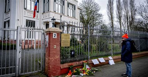 Illustratie van de ambassade van Rusland in Den Haag
