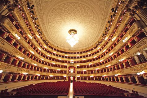 Interieur van het Teatro alla Scala