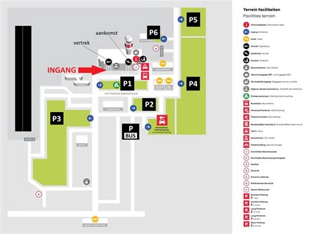 Plattegrond van Reus Airport met terminal en belangrijkste faciliteiten