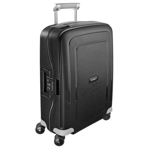 Gedetailleerde foto van een Samsonite S'Cure Spinner 55 in een opvallende kleur.