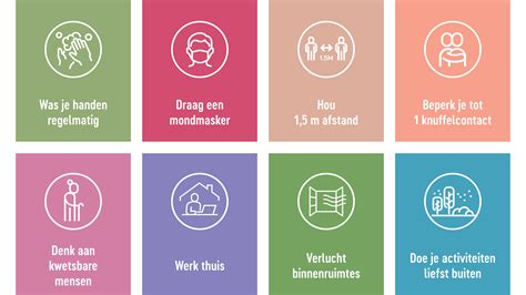 Een infographic die de versoepelde coronamaatregelen voor pretparken toont.