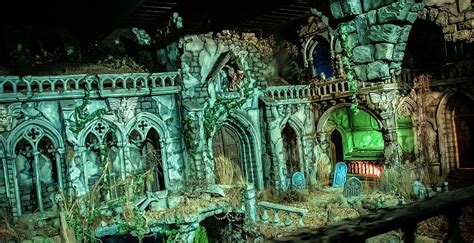 Artistieke impressie van het Spookslot in zijn hoogtijdagen