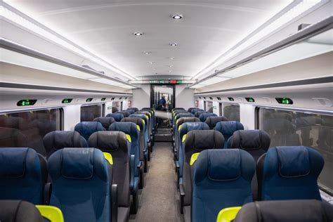 Interieur van een Eurostar-trein