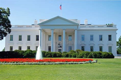 Illustratie van het Witte Huis in Washington D.C.