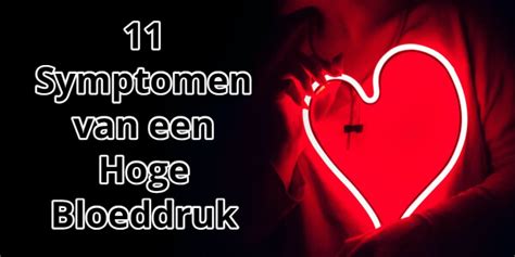 Illustratie van de 11 symptomen van hoge bloeddruk.
