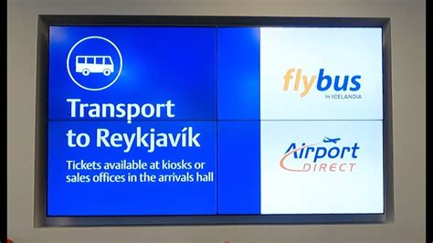 Flybus shuttlebus op Keflavik Airport