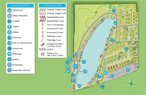 Kaart met de ligging van Familie Resort Molenwaard ten opzichte van Nationaal Park De Biesbosch