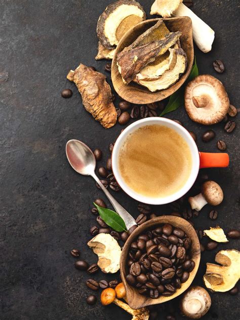Ingrediënten voor mushroom coffee