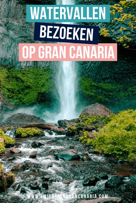 tropisch resort met meerdere zwembaden en watervallen op Gran Canaria